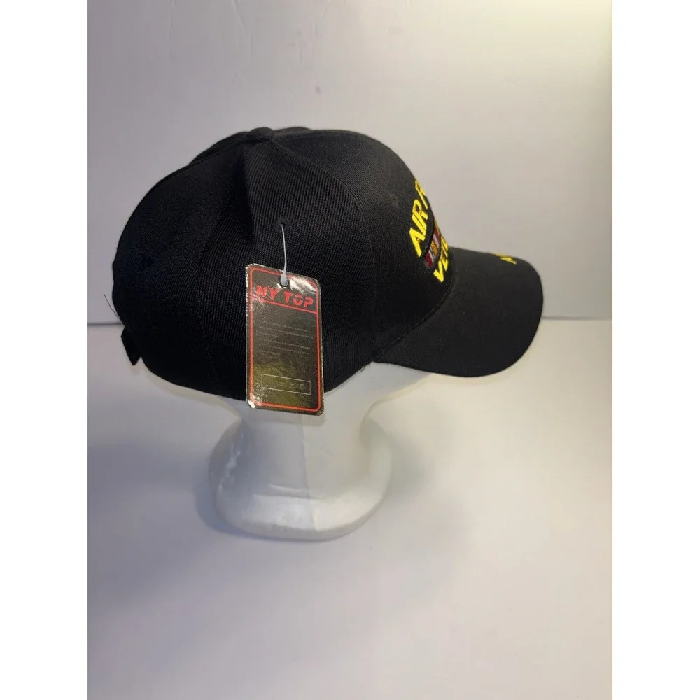 Air Force  VETERAN  Embroidered Snapback‎ Baseball Cap Hat - Black NEW